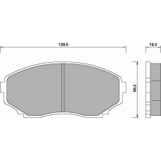 663781 ROULUNDS Disc-brake pad, front