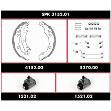SPK 3152.01 REMSA Комплект тормозов, барабанный тормозной механизм