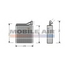 0700V040 VAN WEZEL Испаритель, кондиционер