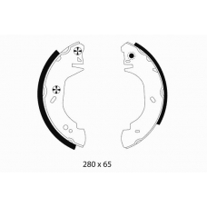 H8770 PAGID Комплект тормозных колодок