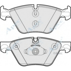 PAD1789 APEC Комплект тормозных колодок, дисковый тормоз