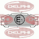 LP814 DELPHI Комплект тормозных колодок, дисковый тормоз