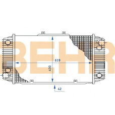 2108236 BEHR Radiator