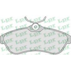 05P806 LPR Комплект тормозных колодок, дисковый тормоз