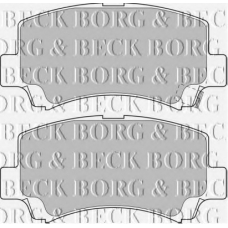 BBP1632 BORG & BECK Комплект тормозных колодок, дисковый тормоз