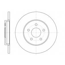 D6661.00 WOKING Тормозной диск