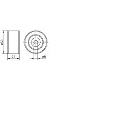 TKR 9151 TIMKEN Натяжной ролик, поликлиновой  ремень