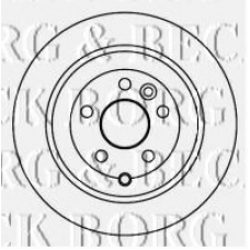 BBD4599 BORG & BECK Тормозной диск