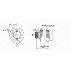 943355095010 MAGNETI MARELLI Генератор