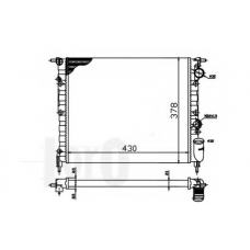 042-017-0018 LORO Радиатор, охлаждение двигателя