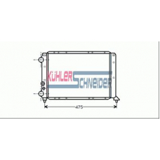 2102201 KUHLER SCHNEIDER Радиатор, охлаждение двигател