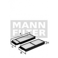 CU 22 001-2 MANN-FILTER Фильтр, воздух во внутренном пространстве