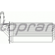 721 420 TOPRAN Теплообменник, отопление салона