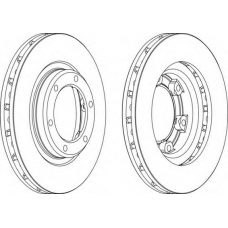 DDF769-1 FERODO Тормозной диск