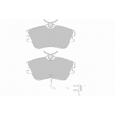FD6949V NECTO Комплект тормозных колодок, дисковый тормоз