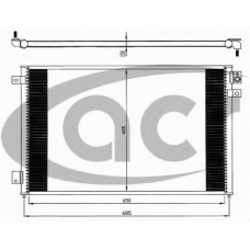 300067 ACR Конденсатор, кондиционер