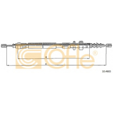 10.4683 COFLE Трос, стояночная тормозная система
