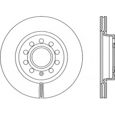 BDA2150.20 OPEN PARTS Тормозной диск