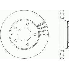 BDR1277.20 OPEN PARTS Тормозной диск