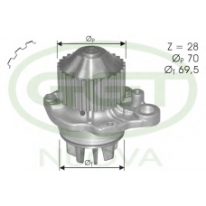 PA11113 GGT Водяной насос