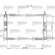 730148 VALEO Радиатор, охлаждение двигателя