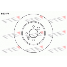 BS7574 FTE Тормозной диск