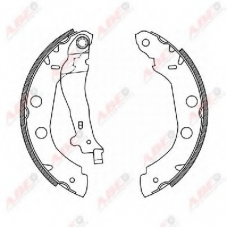 C01002ABE ABE Комплект тормозных колодок