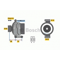 0 986 080 320 BOSCH Генератор