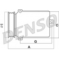 DCP02091 DENSO Компрессор, кондиционер