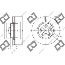 BD1461 DJ PARTS Тормозной диск