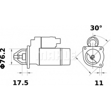 MS 284 MAHLE Стартер