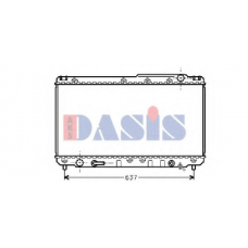 211910N AKS DASIS Радиатор, охлаждение двигателя