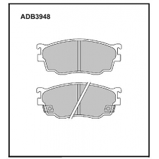 ADB3948 Allied Nippon Тормозные колодки