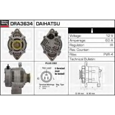 DRA3634 DELCO REMY Генератор