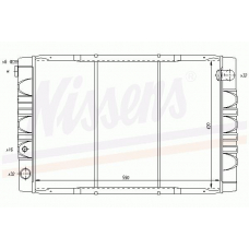 65495 NISSENS Охладитель, охлаждение двигателя