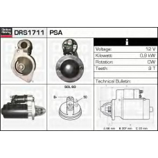 DRS1711 DELCO REMY Стартер