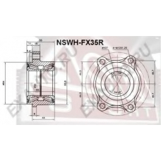 NSWH-FX35R ASVA Ступица колеса