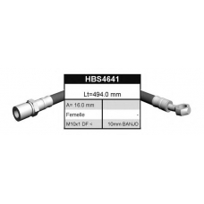 HBS4641 QUINTON HAZELL Тормозной шланг