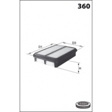 LFAF302 LUCAS FILTERS Воздушный фильтр