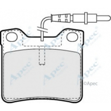 PAD936 APEC Комплект тормозных колодок, дисковый тормоз