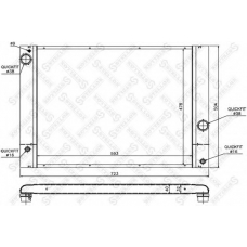 10-25337-SX STELLOX Радиатор, охлаждение двигателя