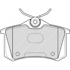 FSL4183 FERODO Комплект тормозных колодок, дисковый тормоз