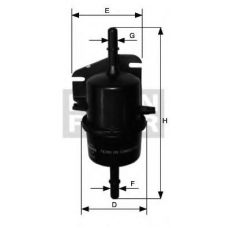 WK 510 MANN-FILTER Топливный фильтр