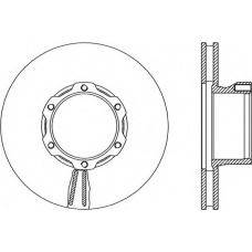 BDA1701.20 OPEN PARTS Тормозной диск