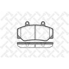 187 020-SX STELLOX Комплект тормозных колодок, дисковый тормоз
