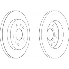 DDF1387-1 FERODO Тормозной диск