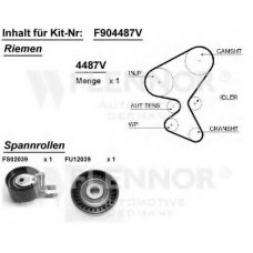 F904458V FLENNOR Комплект ремня грм