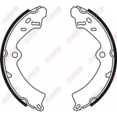 C08006ABE ABE Комплект тормозных колодок