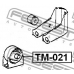 TM-021 FEBEST Подвеска, двигатель