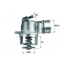 TI 208 87D MAHLE Термостат, охлаждающая жидкость